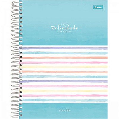 PLANNER CAPA DURA PT3DIZAI FSC 177X240MM 80 FLS PAPEL 70G REF.: 56.7931-0 - FORONI