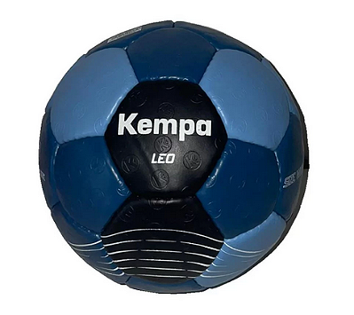 BOLA DE HANDEBOL KEMPA H2 LEO-PU AZUL/PRETO - KEMPA