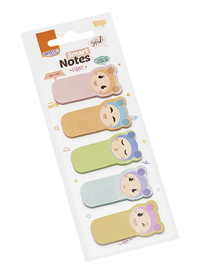 MARCADOR DE PÁG SMART NOTES FUNNY 23X45MM BONECA 25FLS 5 MARC REF.: BA0401 - BRW