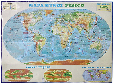 MAPA PERIODICO MUNDI FISICO LAMINADO REF.: 4002 - MULTIMAPAS