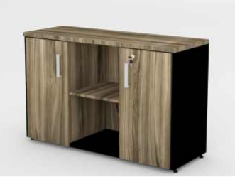 ARMARIO CREDENZA PREMIUM 25MM CASTANHO TANNAT COD.: 404110 - NOBRE