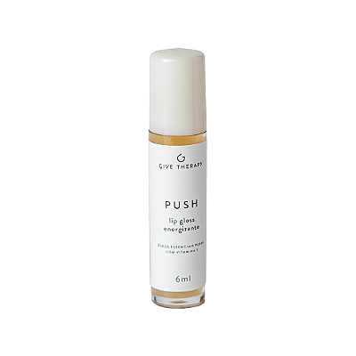 Lip Gloss Hidratante PUSH 6ml - Nutrição, Realce e Volume