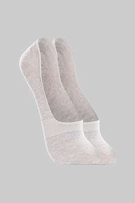 Meia Invisível Masculina Lupo Algodão Penteado Antiderrapante Cinza PATALOO