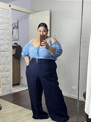 WIDE LEG ALFAIATARIA PLUS SIZE G3!