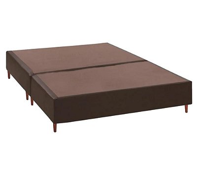 Cama Box King Size Suede Marrom Soulflex - 193x203