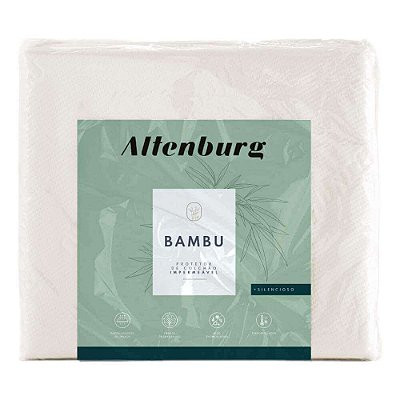 Protetor de Colchão King Impermeável Bambu Altenburg - 193x203