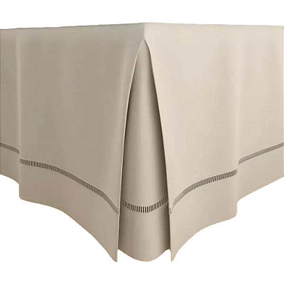 Saia para Cama Box King de Gorgurão Novo Toque com Ponto Palito - 193x203