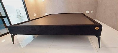 Cama Box King GoldLer Soulflex Pé Piano - 193x203