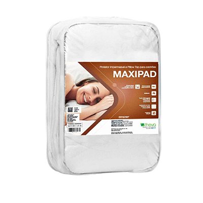 Protetor de Colchão Impermeável King Max Pad Theva 193x203