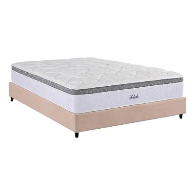 Cama Box com Colchão Casal Herval Toledo - 138x188