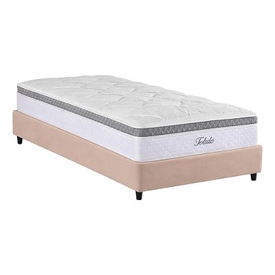 Cama Box com Colchão Solteirão Herval Toledo - 108x198