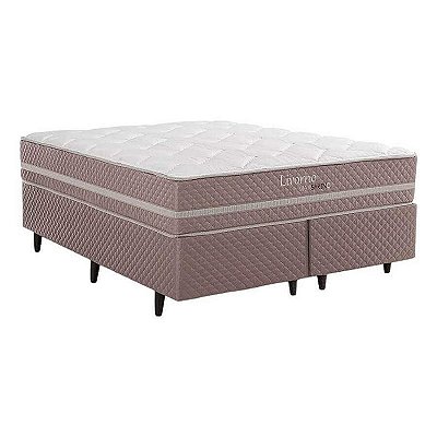Cama Box com Colchão Queen Livorno Heval - 158x198