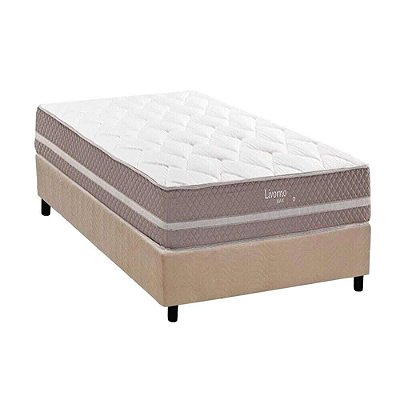 Cama Box com Colchão Solteiro Livorno Herval - 088x188