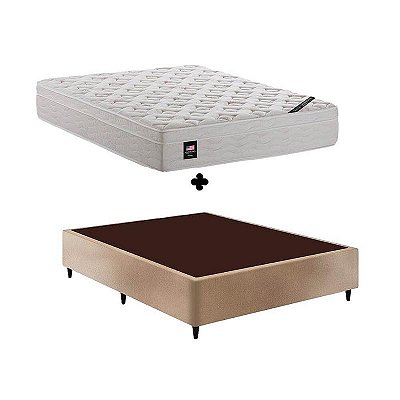 Cama Box com Colchão Casal Simmons Geocities - 138x188