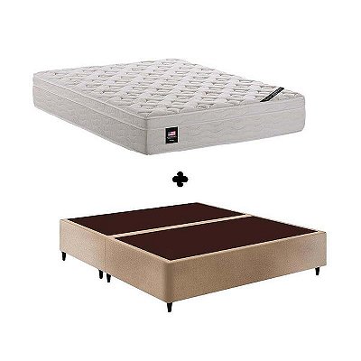 Cama Box com Colchão King Size Simmons Geocities - 193x203