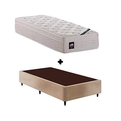 Cama Box com Colchão Solteiro Simmons Geocities - 088x188