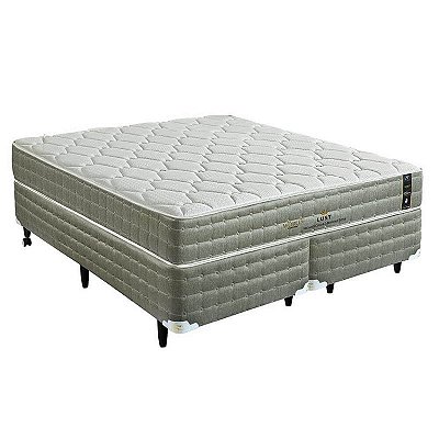 Cama Box com Colchão Queen Lust King Koil - 158x198