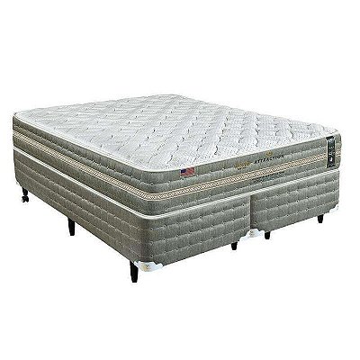 Cama Box com Colchão King Size King Koil Attraction - 193x203