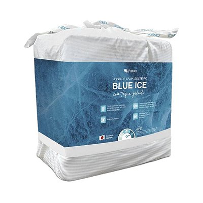 Jogo de Cama Blue Ice Theva Queen 158×198 – O Mais Gelado do Brasil