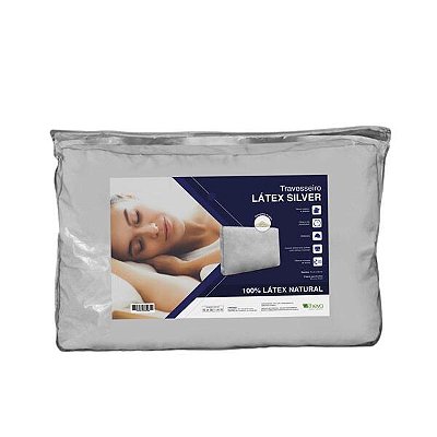 Travesseiro Silver Theva - Flocos de Látex Natural