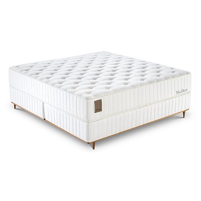 Cama Box com Colchão Premium Vendôme Dedicace Paris Queen 158x198