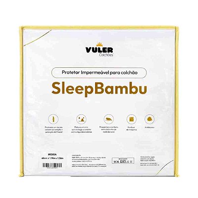 Protetor Casal Impermeável Sleep Bambu Vuler Colchões 138x188