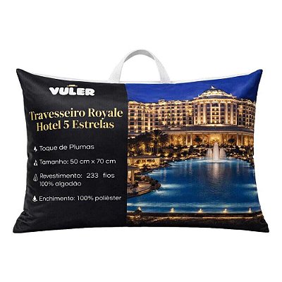 Travesseiro Royale Hotel 5 Estrelas 50x70cm – Toque de Plumas