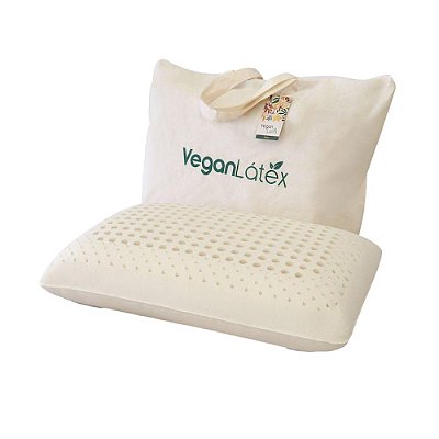 Travesseiro Vegan Látex Natural Theva Perfil Médio 15 cm