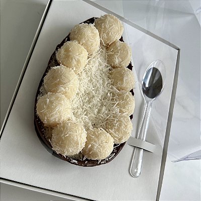 Caixa para Ovo de Colher Ajustável Branca - Kit 5 Unidades