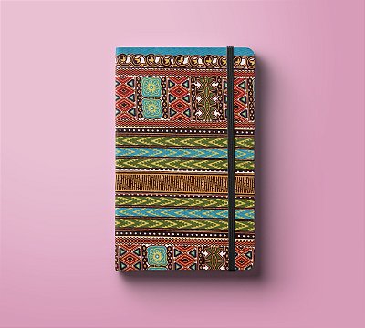 Caderno Grande Estampa Africana