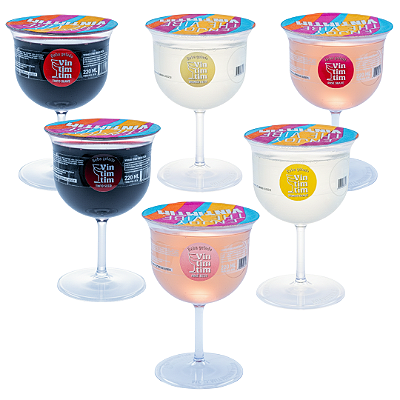 Kit 6 taças de Vintimtim Mix | Vinho na Taça