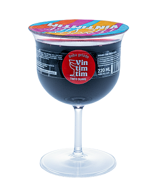 Kit 6 Taças VINTIMTIM | Vinho Tinto Suave Pronto para Beber