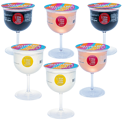 Kit 6 taças de Vintimtim Mix Suave | Vinho na Taça