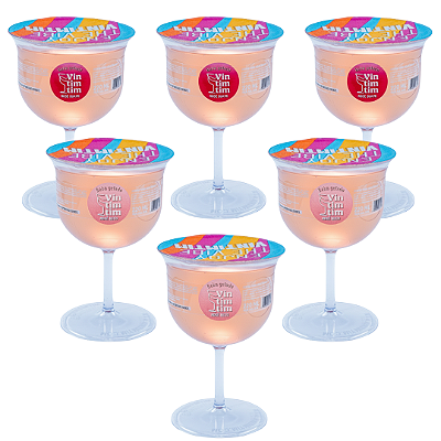 Kit 6 taças de Vintimtim Mix Rosé | Vinho na Taça