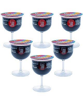 Kit 6 taças de Vintimtim Mix Tinto | Vinho na Taça