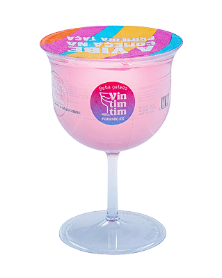 Kit 6 Taças de Gin Morango Ice VINTIMTIM | Drink Pronto para Beber