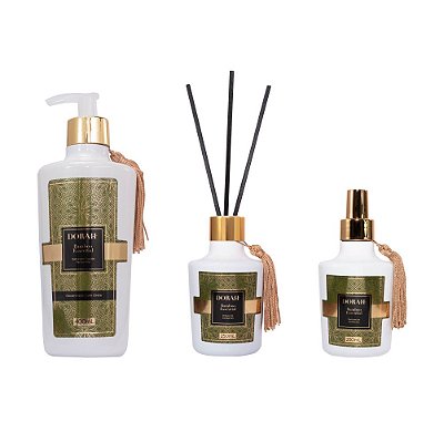 Kit Home - Bamboo Essential (Sabonete, Difusor e Perfume) - Dorah Beauty & Wellness