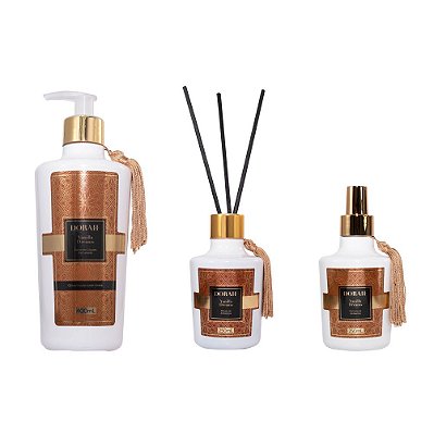 Kit Home - Vanilla Dreams (Sabonete, Difusor e Perfume) - Dorah Beauty & Wellness