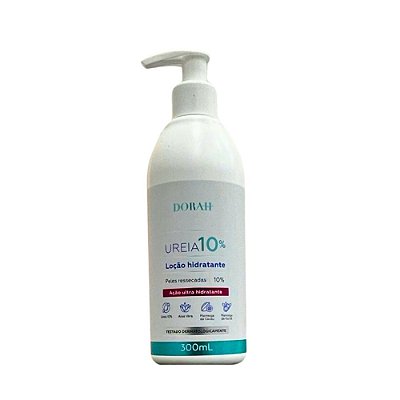 Loção de Uréia 10% (com Aloe Vera, Manteiga de Cacau e Karitê) - 300ml - Dorah Beauty & Wellness