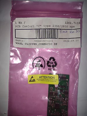 Placa KM10 CONFORT TIPO "C" 2350/2800 RPM