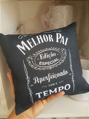 Mini Almofada " MELHOR PAI "