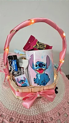 Mini Cesta Chocolate + Caneca