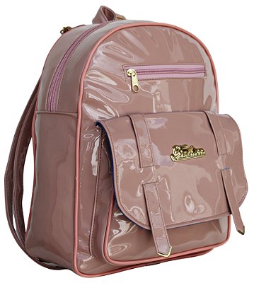 Mochila Mochilinha Feminina em Verniz SN56