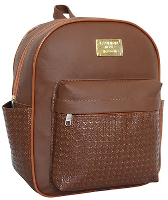 Mochila Feminina Em Courino Moda Atual SN79