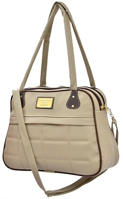 Bolsa Feminina Fashion Em Courino Modelo de Ombro C/ Alça Transversal SN02