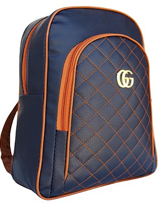 Mochila Feminina Em Courino Moda Blogueira SN58