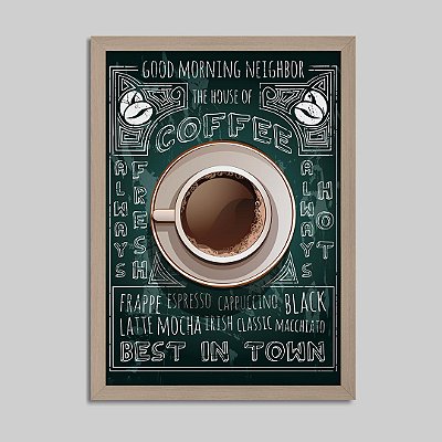 Quadro Decorativo Coffee