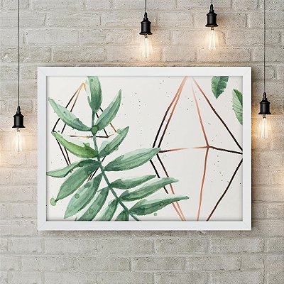 Quadro Decorativo Botânica Terrarium I