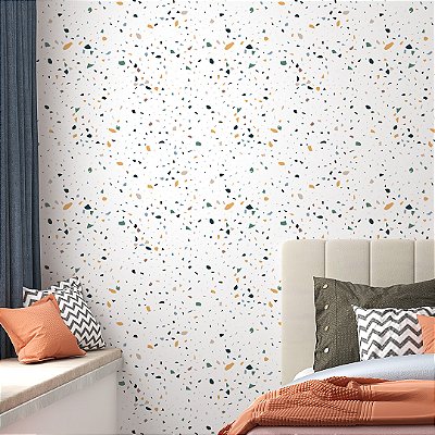 Papel de Parede Adesivo Terrazzo