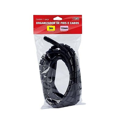 Organizador De Cabos 12MM 3M - Force Line
